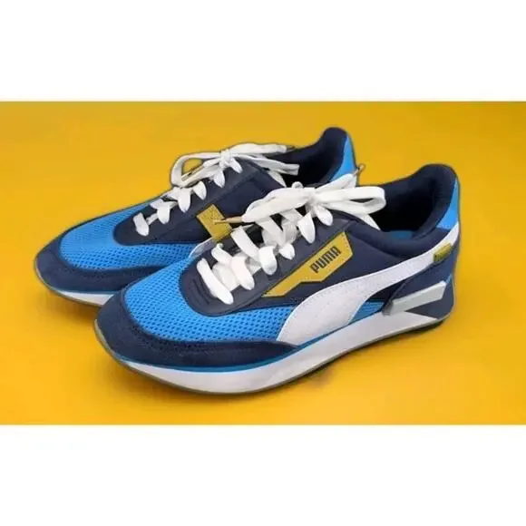 Limited Edition PUMA Future Rider Olympique de Marseille Sneakers Mens 7 Blue
